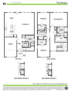 Idea Homes - Austin patio home arlington floor