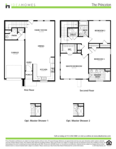 Idea Homes - Austin patio home princeton floor plan